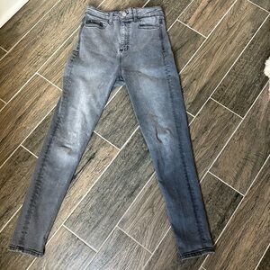 Zara Black High Waisted Skinny Jeans